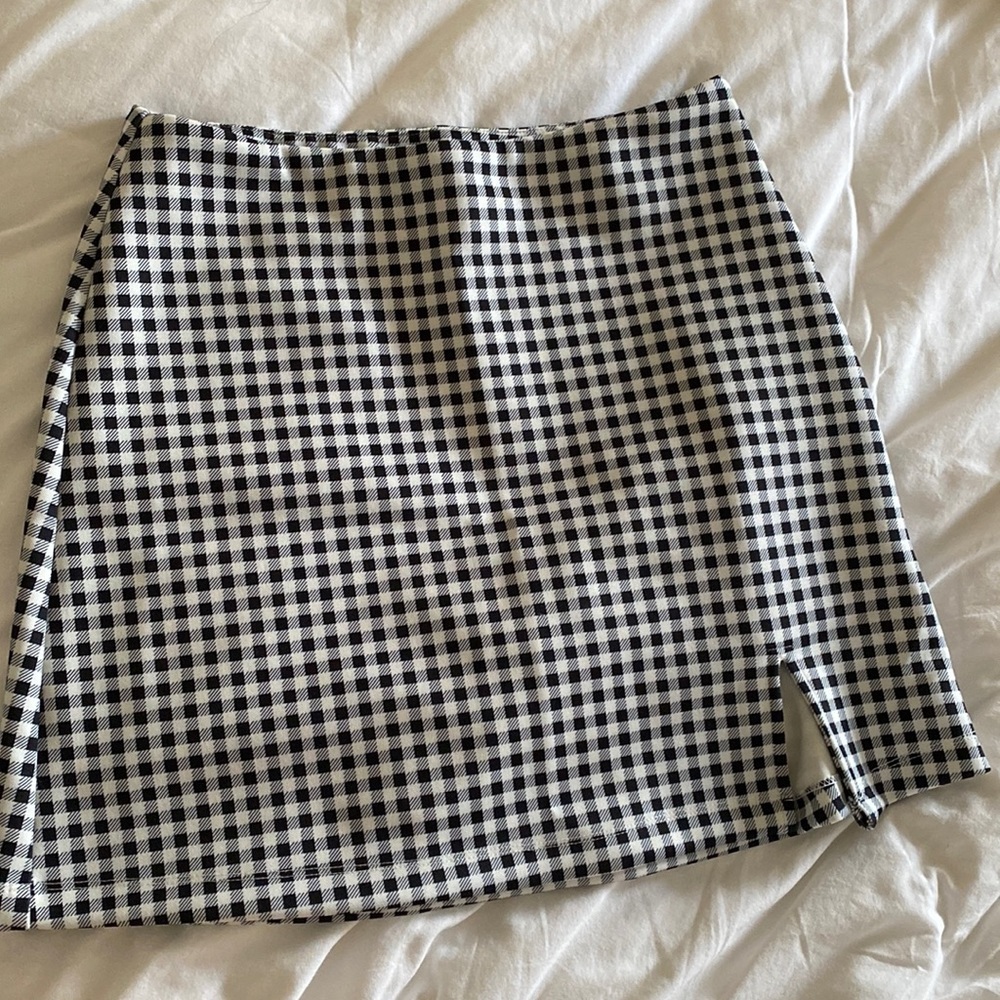 Checkered skirt